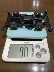 MEシャーシ完成品　重量